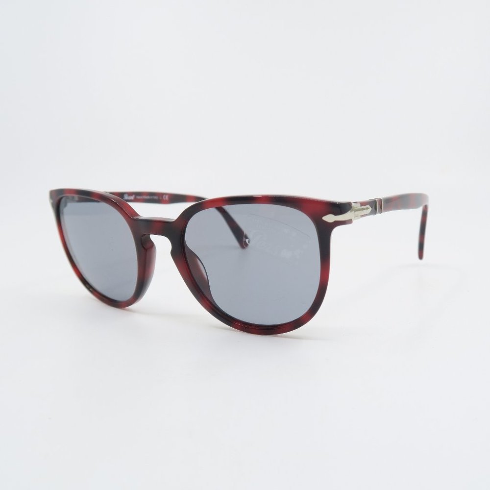 Persol 3226-S 1100/R5 51mm Red Tortoise-Gray Tempered Glass, New Sunglasses. - Picture 5 of 11